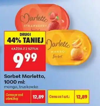 Biedronka Sorbet Marletto oferta