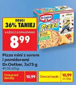 Biedronka Pizza mini z serem i pomidorami Dr.Oetker oferta