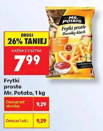 Biedronka Frytki proste Mr. Potato oferta