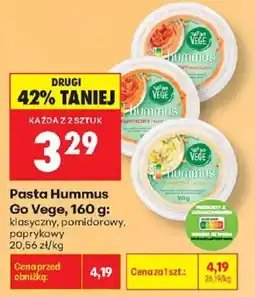 Biedronka Pasta Hummus Go Vege oferta