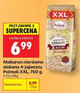 Biedronka Makaron nierówno siekany 4-jajeczny Polmak XXL oferta