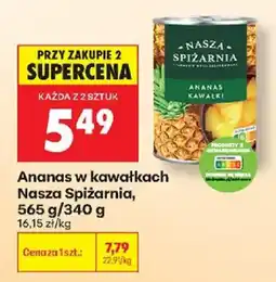 Biedronka Ananas w kawałkach Nasza Spiżarnia oferta