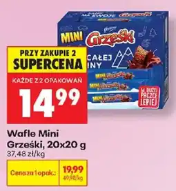 Biedronka Wafle Mini Grześki oferta