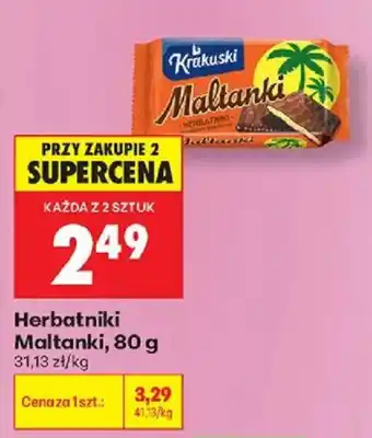 Biedronka Herbatniki Maltanki oferta