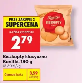 Biedronka Biszkopty klasyczne Bonitki oferta