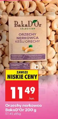 Biedronka Orzechy nerkowca BakaD'Or oferta