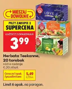 Biedronka Herbata Teekanne oferta