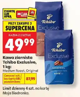 Biedronka Kawa ziarnista Tchibo Exclusive oferta