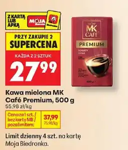 Biedronka Kawa mielona MK Café Premium oferta