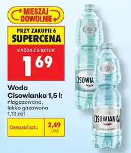Biedronka Woda Cisowianka oferta