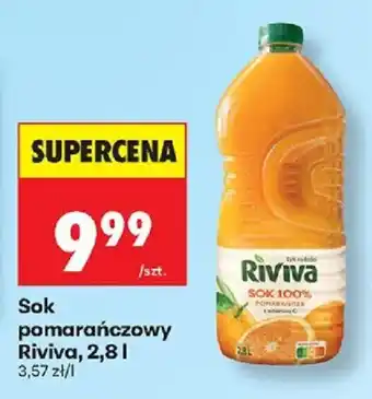 Biedronka Sok pomarańczowy Riviva oferta