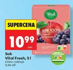 Biedronka Sok Vital Fresh oferta