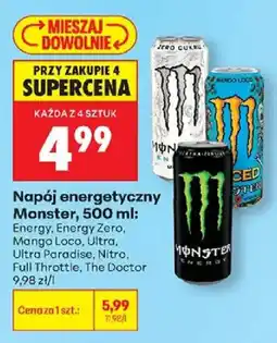 Biedronka Napój energetyczny Monster oferta