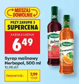 Biedronka Syrop malinowy Herbapol oferta