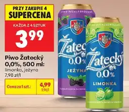 Biedronka Piwo Żatecký 0,0% oferta