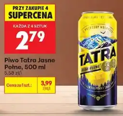 Biedronka Piwo Tatra Jasne Pełne oferta