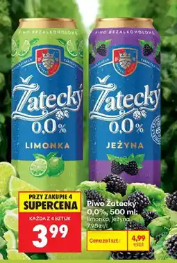 Biedronka Piwo Żatecky 0,0% oferta