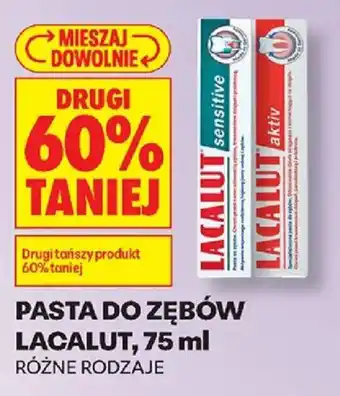 Biedronka Pasta do zębów Lacalut oferta