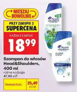 Biedronka Szampon do włosów Head&Shoulders oferta
