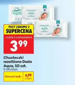 Biedronka Chusteczki nawilżane Dada Aqua oferta