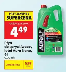 Biedronka Płyn do spryskiwaczy letni Aura Nano oferta