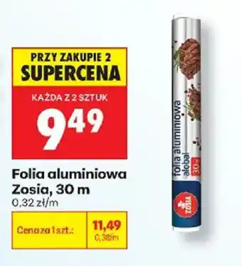 Biedronka Folia aluminiowa Zosia oferta