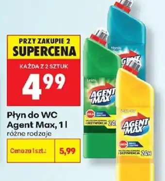 Biedronka Płyn do WC Agent Max oferta