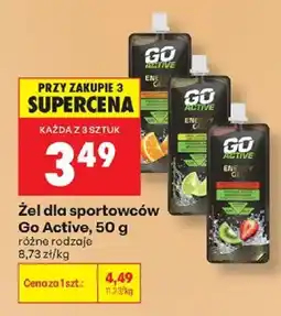 Biedronka Żel dla sportowców Go Active oferta