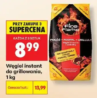 Biedronka Węgiel instant do grillowania oferta
