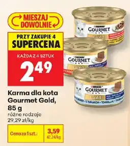 Biedronka Karma dla kota Gourmet Gold oferta