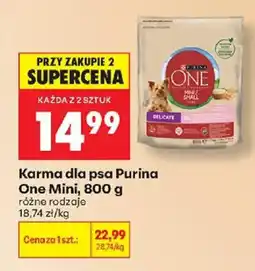 Biedronka Karma dla psa Purina One Mini oferta