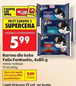 Biedronka Karma dla kota Felix Fantastic oferta