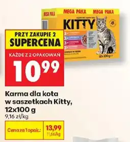 Biedronka Karma dla kota w saszetkach Kitty oferta