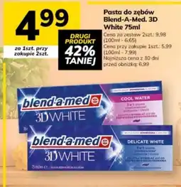 Hitpol Pasta do zębów Blend-A-Med 3D White oferta