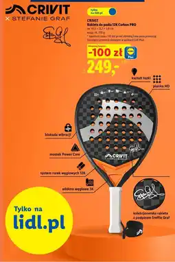Lidl Crivit rakiet do padla 12k carbon pro oferta