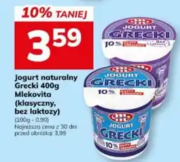 Hitpol Jogurt naturalny Grecki Mlekovita bez laktozy oferta