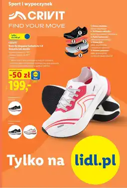 Lidl CRIVIT Buty do biegania CarbonLite damskie lub męskie oferta