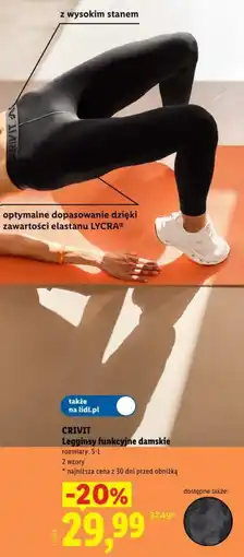 Lidl CRIVIT Legginsy funkcyjne damskie oferta