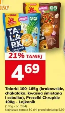 Hitpol Talarki (krakowskie, chakalaka, kwaśna śmietana i cebulka), Precelki Chrupkie oferta