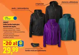 Lidl CRIVIT Lekka kurtka funkcyjna damska lub męska oferta