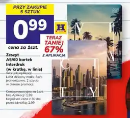 Hitpol Zeszyt A5/60 kartek Interdruk oferta