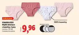 Lidl ESMARA KIDS Majtki dziecięce z bawełny oferta