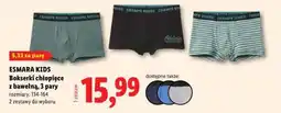 Lidl ESMARA KIDS Bokserki chłopięce z bawełną oferta