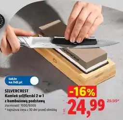 Lidl Kamień szlifierski 2 w 1 z bambusową podstawą oferta