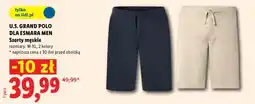 Lidl Szorty męskie U.S. GRAND POLO DLA ESMARA MEN oferta
