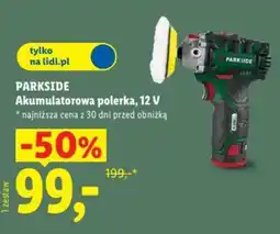 Lidl Akumulatorowa polerka, 12 V oferta