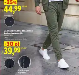 Lidl U.S GRAND POLO dla esmara men spodnie dresowe męskie oferta