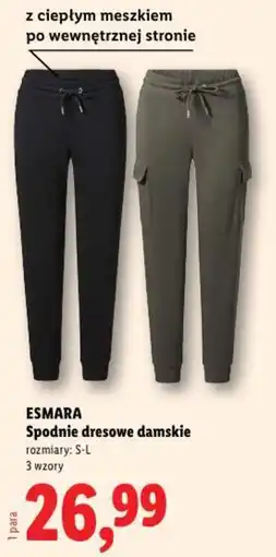 Lidl ESMARA Spodnie dresowe damskie oferta