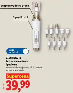 Lidl CIEN BEAUTY Zestaw do manicure i pedicure oferta