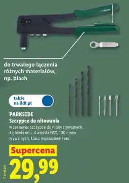 Lidl Szczypce do nitowania oferta